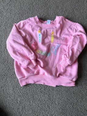 Old Navy birthday girl crewneck